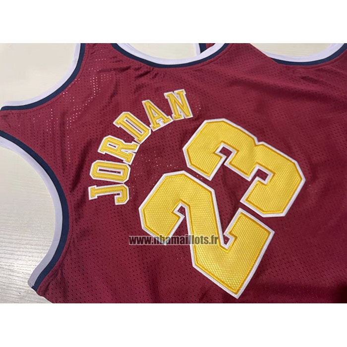 Maillot Chicago Bulls Michael Jordan NO 23 Mitchell & Ness 1996 Rouge
